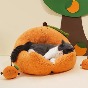 Hugger Orange Pet Bed